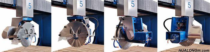 Tête rotative de scie à pont CNC en pierre (001) Rotating head of Stone CNC Bridge Saw(001)