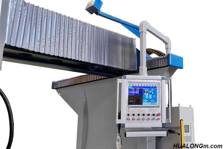 Console of cnc machine for stone cutting