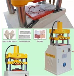 Machine de timbre de granit de presse hydraulique